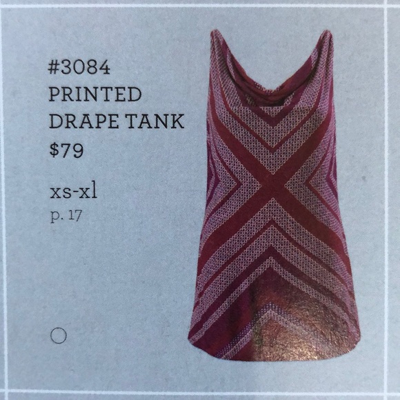 Cabi printed drape tank from Fall 2015 - Picture 4 of 4